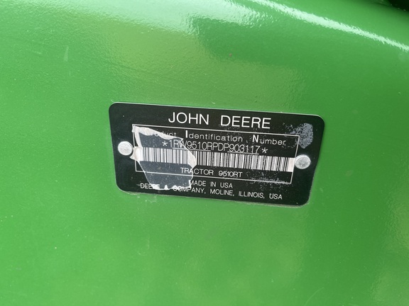 2013 John Deere 9510RT Tractor Rubber Track