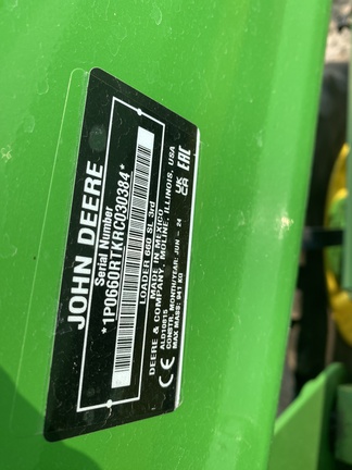 2024 John Deere 6R 165 Tractor