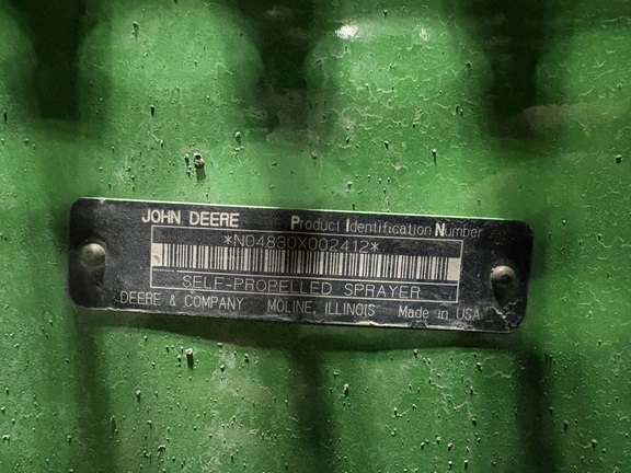 2008 John Deere 4830 Sprayer/High Clearance