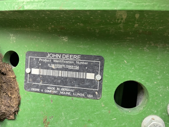 2020 John Deere 6155M Tractor