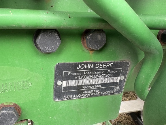 2021 John Deere 3046R Tractor Compact