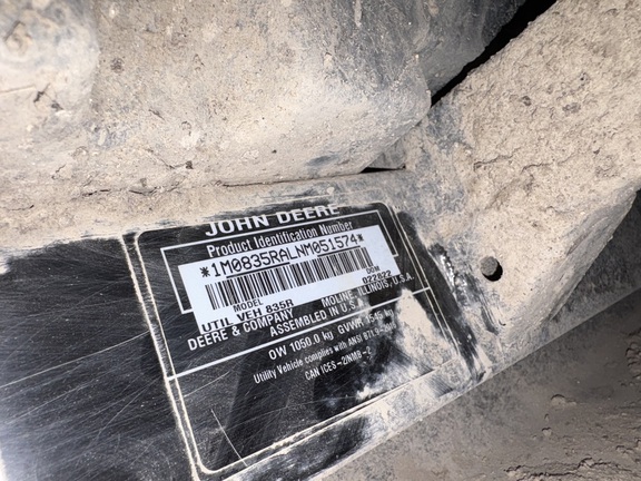 2022 John Deere XUV 835R ATV