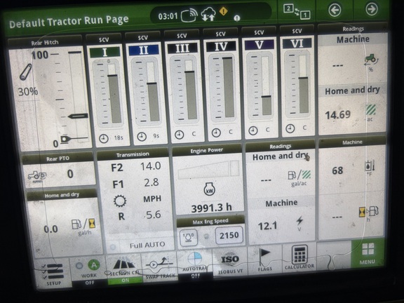 2019 John Deere 9520RT Tractor Rubber Track