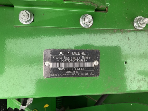 2022 John Deere S780 Combine