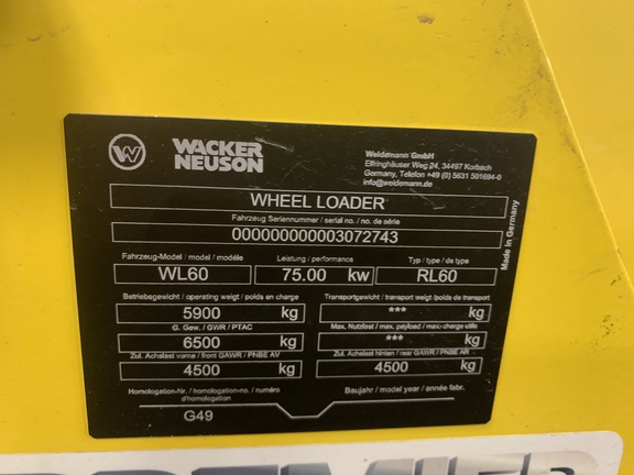 2022 Misc WL60 Compact Utility Loader