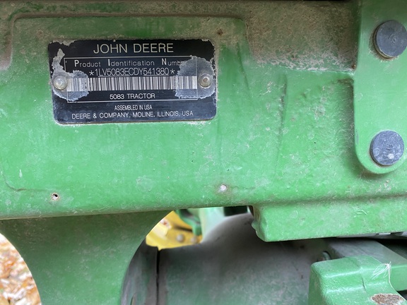 2013 John Deere 5083E Tractor