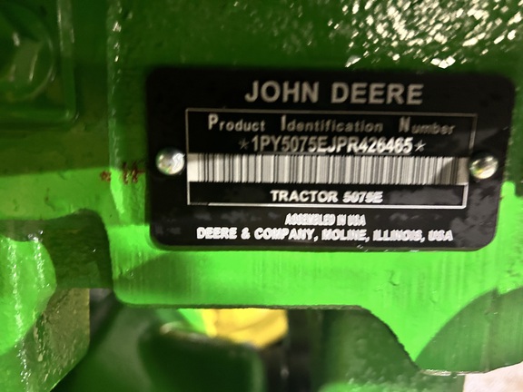 2023 John Deere 5075E Tractor