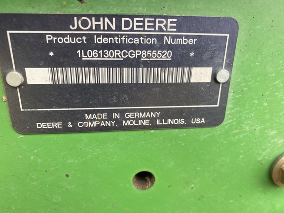 2016 John Deere 6130R Tractor