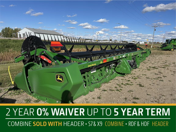 2023 John Deere RD35F Header Combine