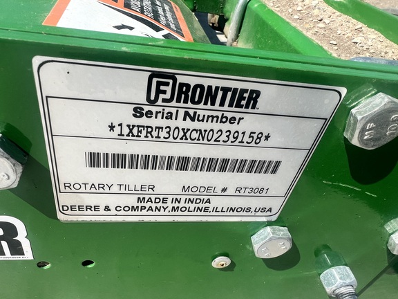 2022 Frontier RT3081 Misc