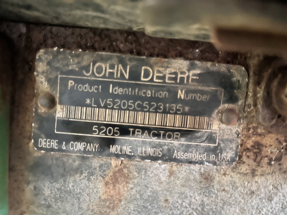 2004 John Deere 5205 Tractor