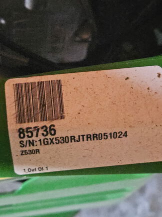 2024 John Deere Z530R Mower/Zero Turn