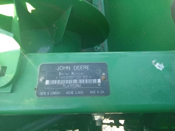 2009 John Deere 635F Header Combine