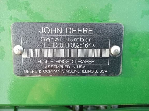 2023 John Deere HD40F Header Combine