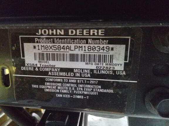 2023 John Deere X584 Garden Tractor