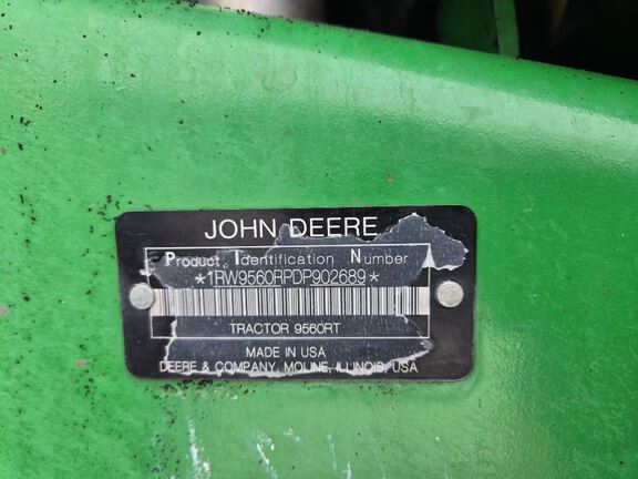 2013 John Deere 9560RT Tractor Rubber Track