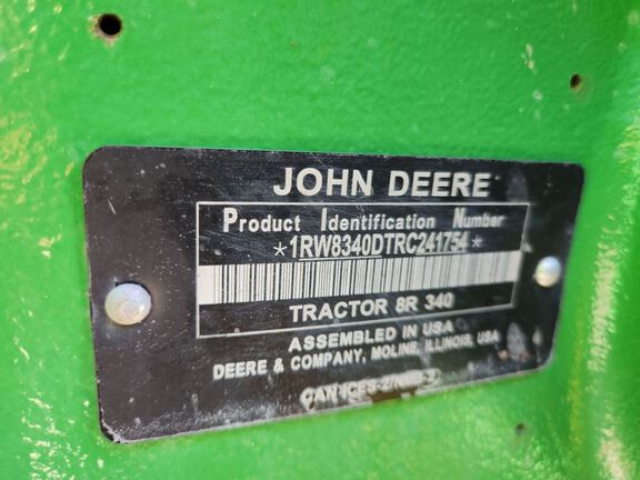 2024 John Deere 8R 340 Tractor