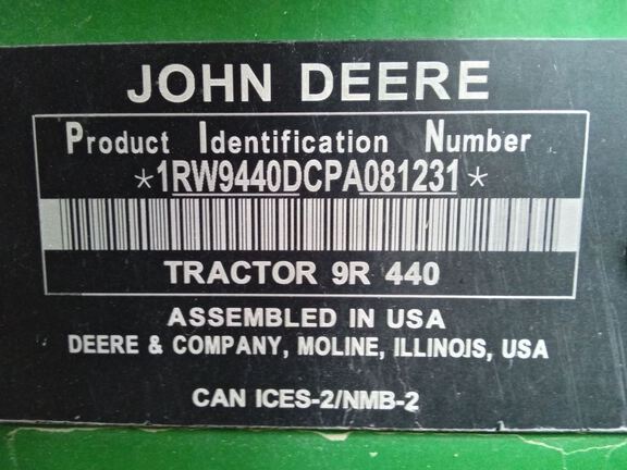 2023 John Deere 9R 440 Tractor 4WD