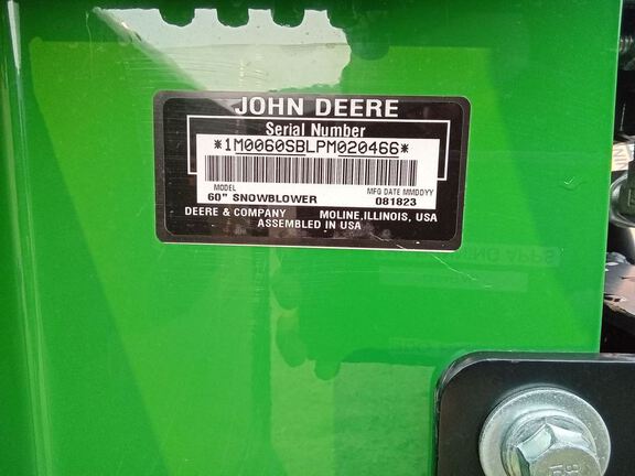 2024 John Deere 60SB Snow Blower