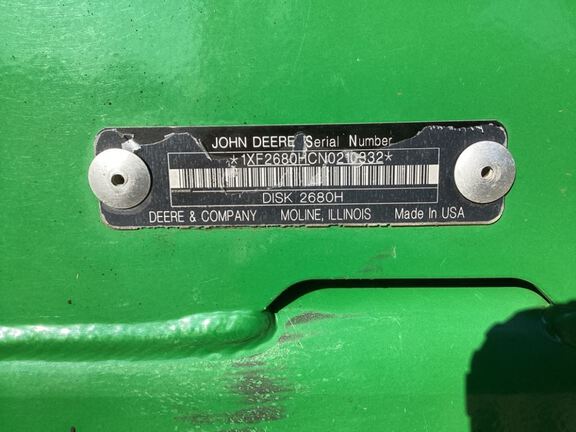 2022 John Deere 2680H Disk