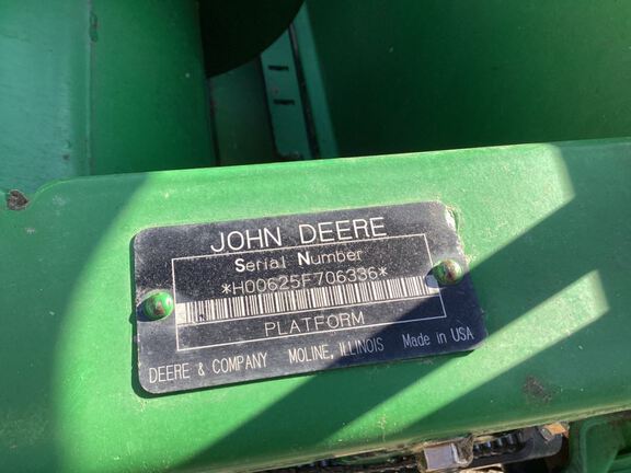 2004 John Deere 625F Header Combine