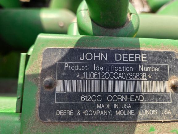 2010 John Deere 612C Header Corn Head