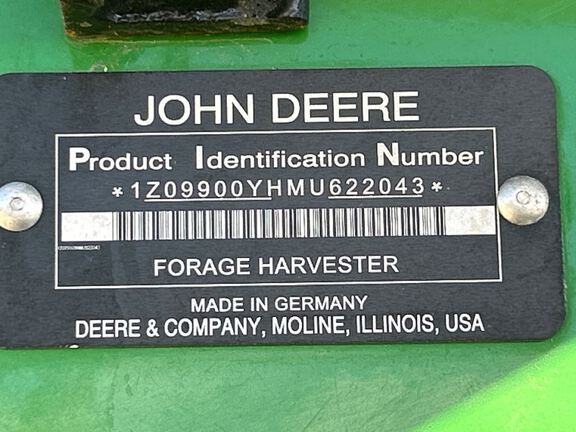 2022 John Deere 9900 Forage Harvester