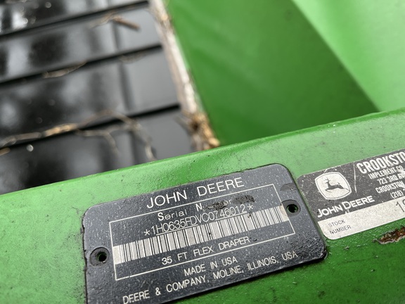 2012 John Deere 635FD Header Combine