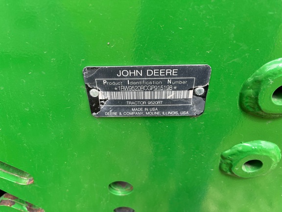 2016 John Deere 9520RT Tractor Rubber Track