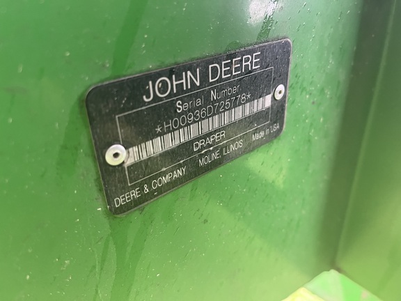 2008 John Deere 936D Header Combine