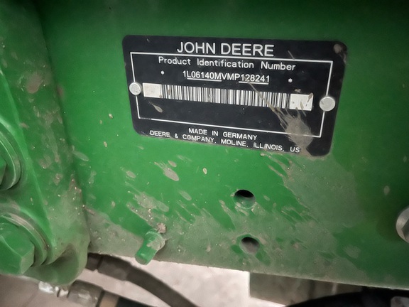 2022 John Deere 6140M Tractor