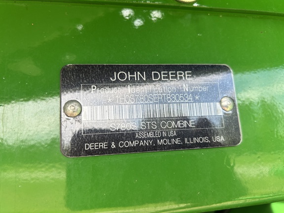 2024 John Deere S780 Combine