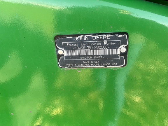 2013 John Deere 9510RT Tractor Rubber Track