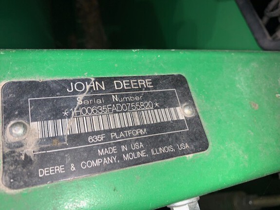 2013 John Deere 635F Header Combine