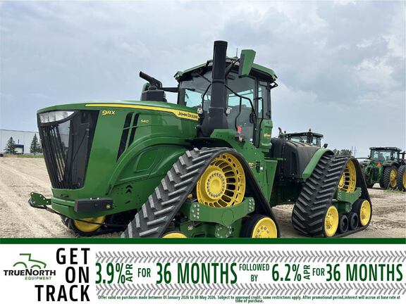 2024 John Deere 9RX 540 Tractor Rubber Track