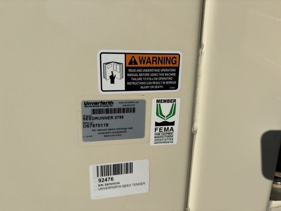 2022 Unverferth 2755XL Tender