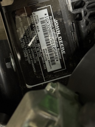 2025 John Deere Z320R Mower/Zero Turn