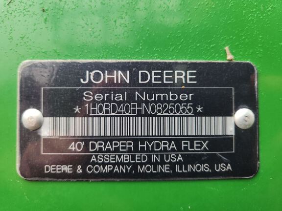 2023 John Deere RD40F Header Combine