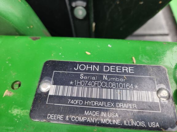 2020 John Deere 740FD Header Combine