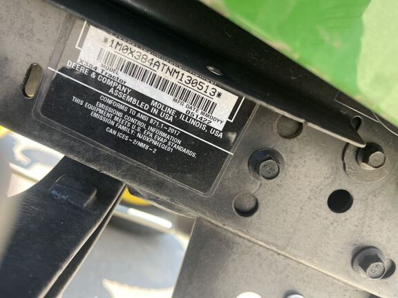 2022 John Deere X384 Garden Tractor