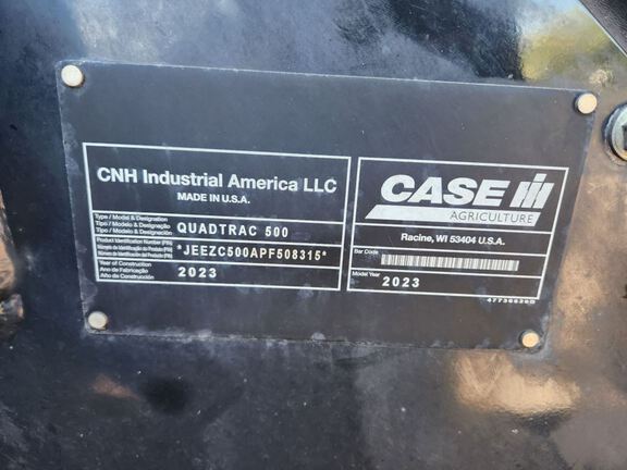 2023 Case 500 QUAD Tractor Rubber Track