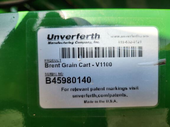 2025 Brent V1100 Grain Cart