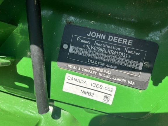 2024 John Deere 4066R Tractor Compact