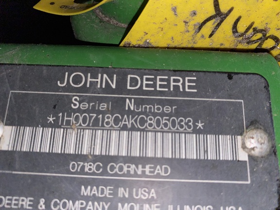 2019 John Deere 718C Header Corn Head