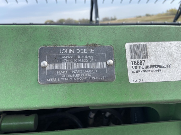 2023 John Deere HD45F Header Combine