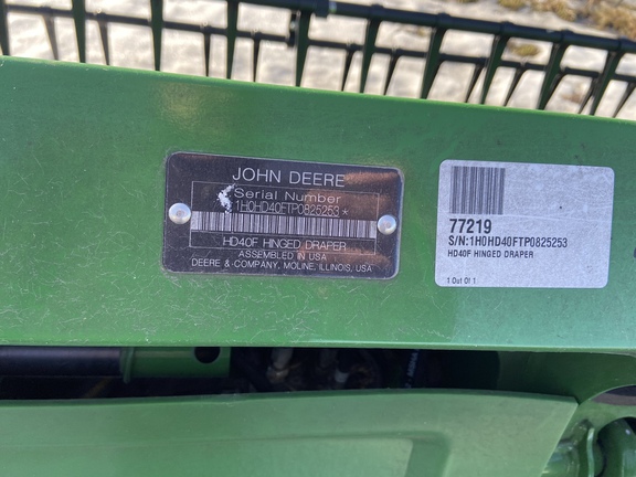 2023 John Deere HD40F Header Combine