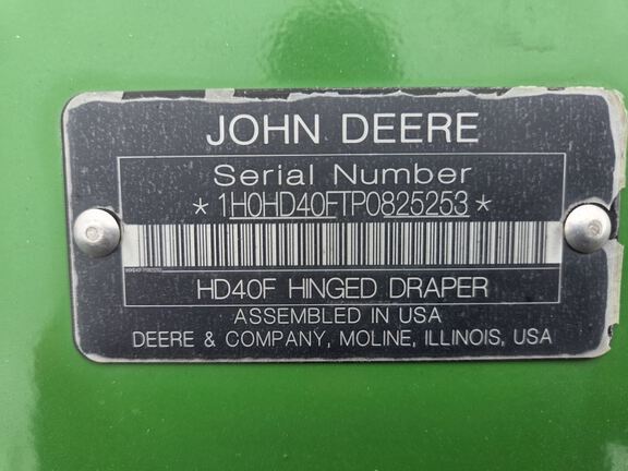 2023 John Deere HD40F Header Combine