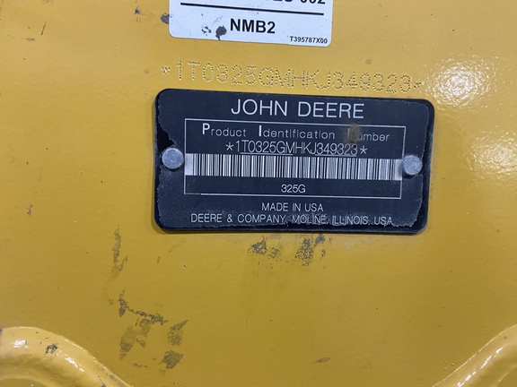 2019 John Deere 325G Compact Track Loader