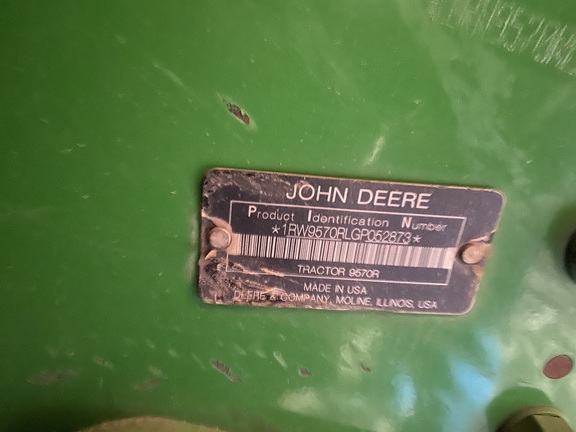 2016 John Deere 9570R Tractor 4WD