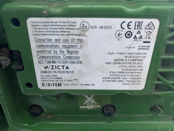 2016 John Deere Starfire 6000 SF1 Precision Ag